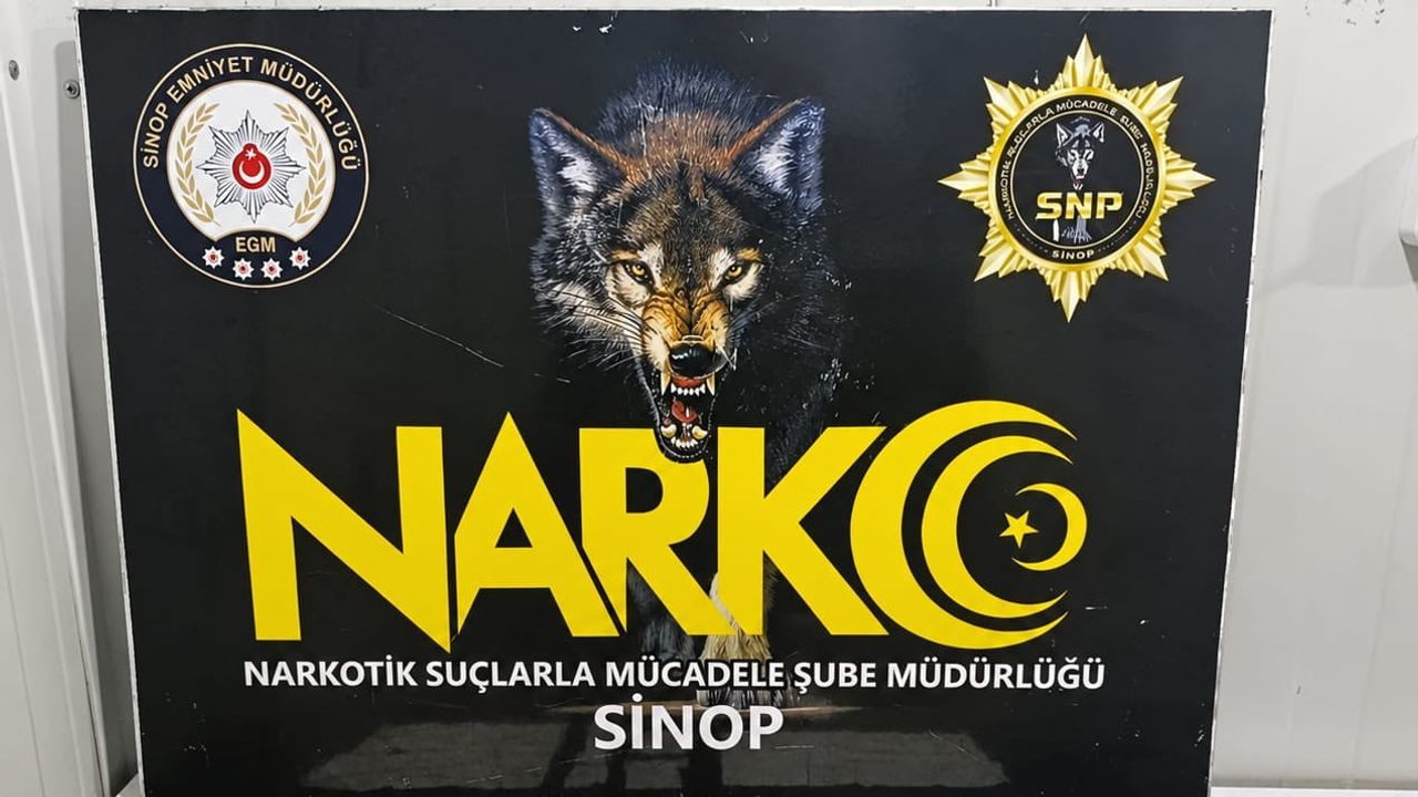 Sinop'ta peçeteye gizlenmiş binlerce uyuşturucu ele geçirildi