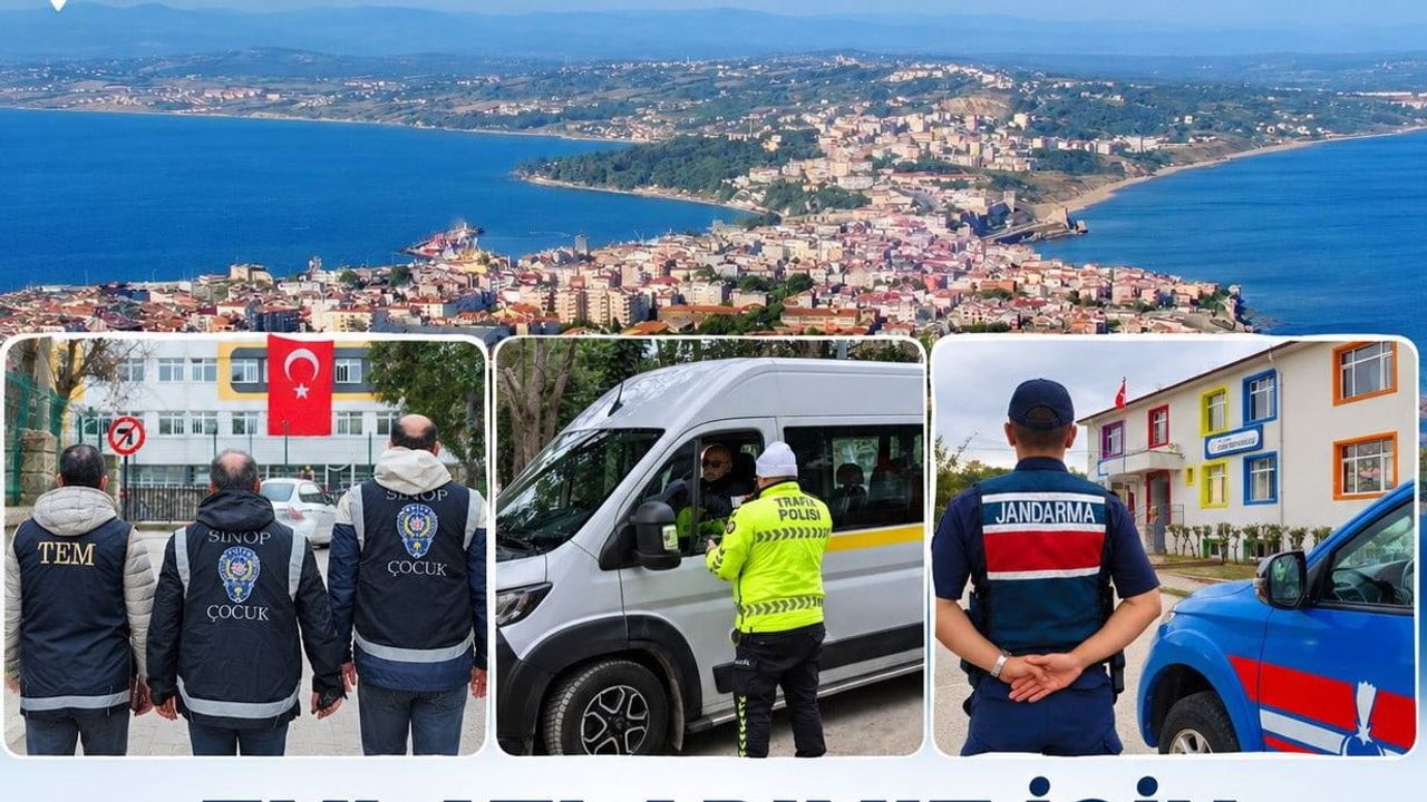Sinop’ta yeni eğitim dönemi öncesi güvenlik ağı güçlendirildi