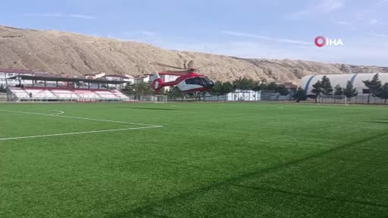 Sırımlı yaylasında ayı saldırısı sonrası ağır yaralı kişi helikopterle sevk edildi