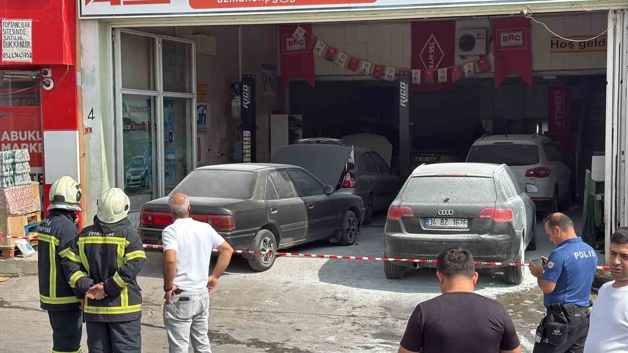 Sivas'ta toptancılar sitesinde lpg istasyonunda patlama, ekipler müdahale ediyor