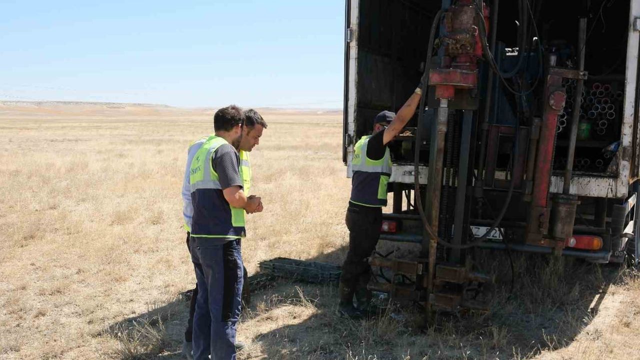 Sivrihisar'da trafo merkezi için zemin etüt çalışmaları başladı