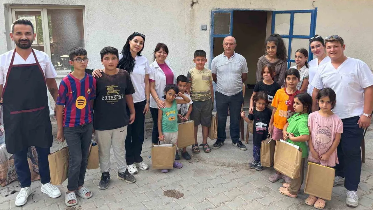 Söke'de kırsal mahalle çocuklarına belediyeden okul öncesi bakım desteği