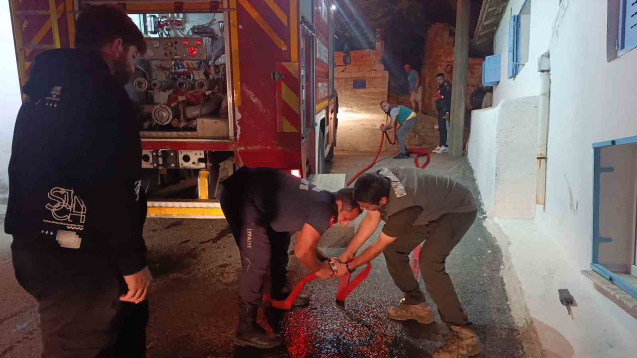 Söke'de zeytinlikte yangın: ekipler yerleşime yakın noktada müdahale ediyor