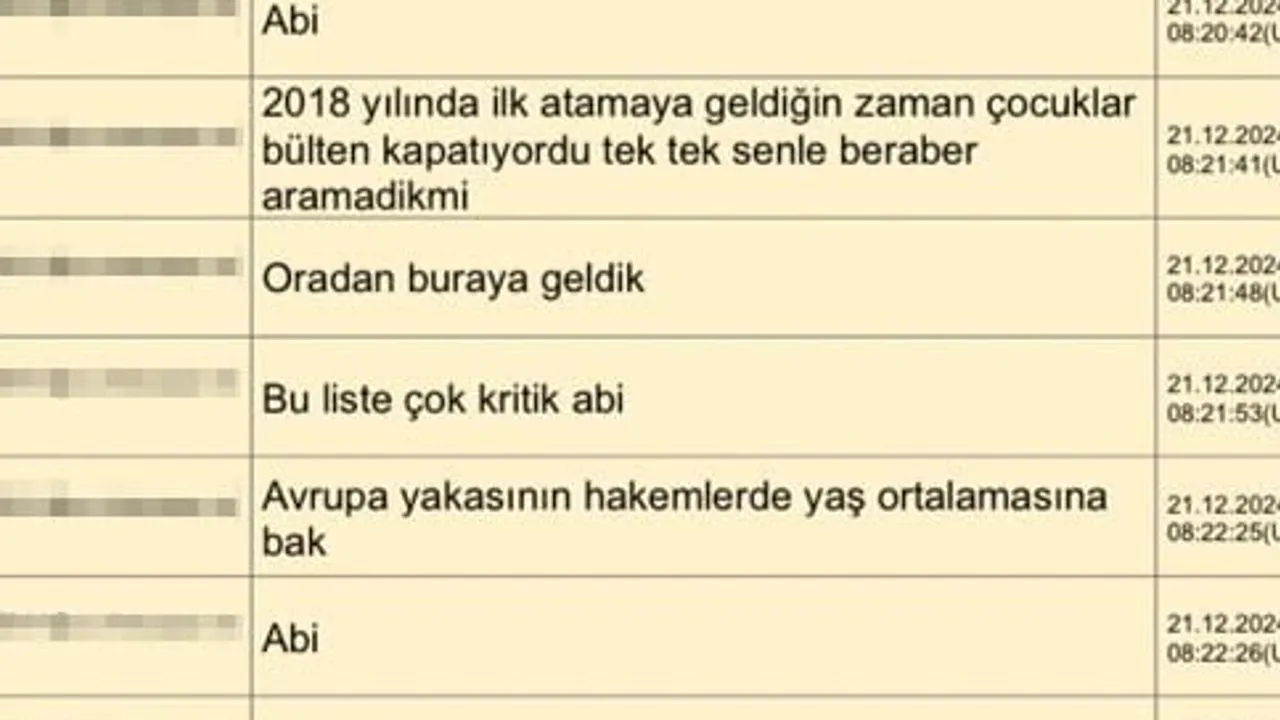 Soruşturmanın odağında WhatsApp listeleri: MHK'de terfi ve eleme yazışmaları