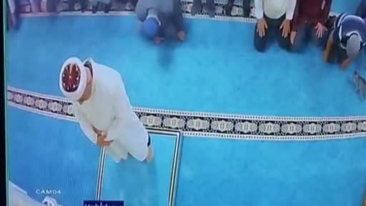 sosyal medyayı ayağa kaldıran cami görüntüsünde şüpheli gözaltına alındı