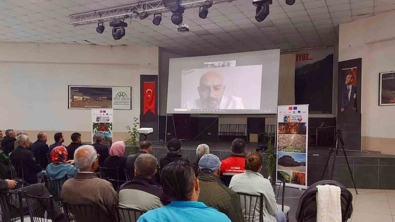 Sultandağı üreticilerine kuşburnu ve bademde sürdürülebilir üretim eğitimi