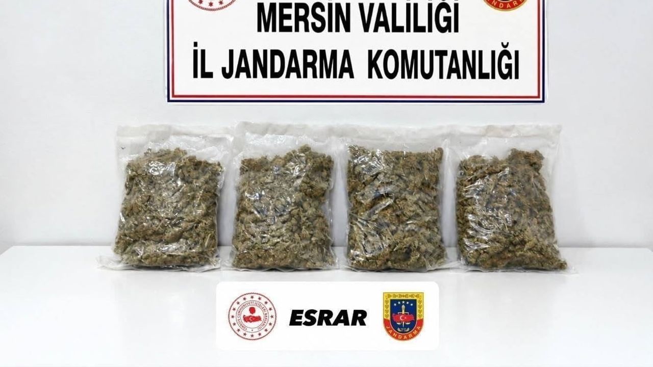 Takip sonucu yakalandı: Toroslar'da ev ve araçta 2 kilo 100 gram esrar