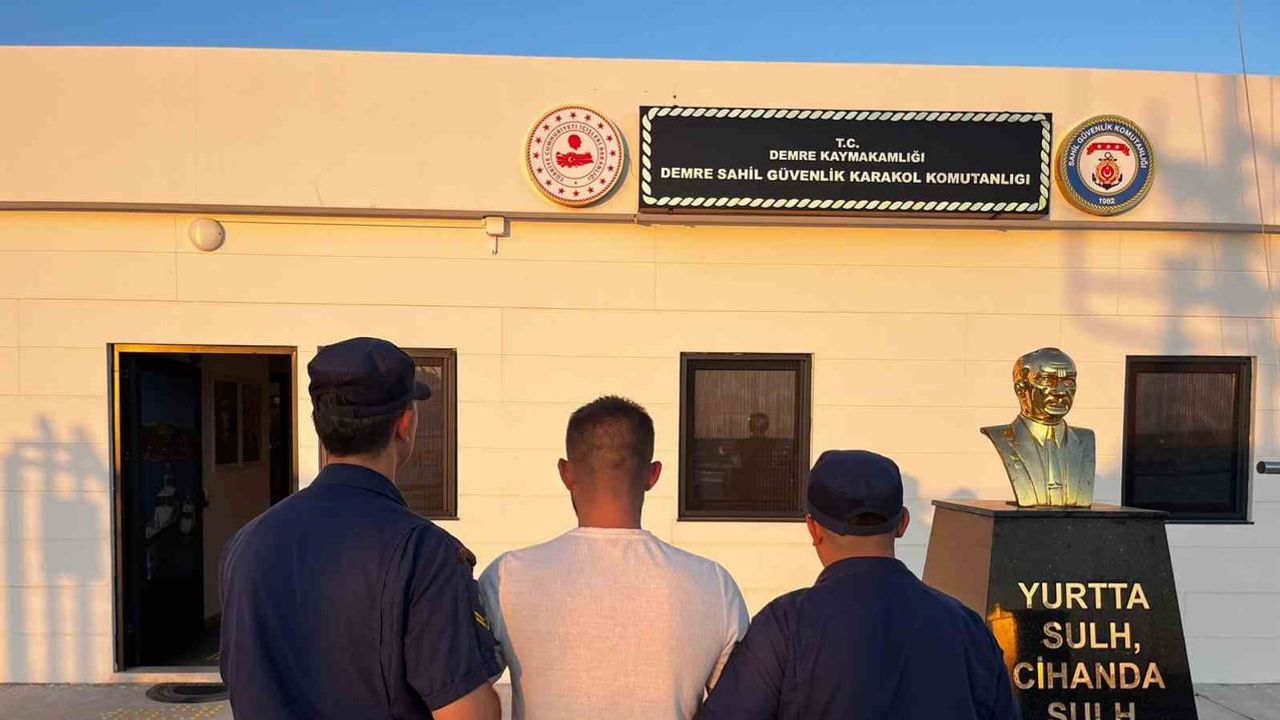 Takipten yakalamaya: bottaki KKTC vatandaşı Demre'de gözaltına alındı