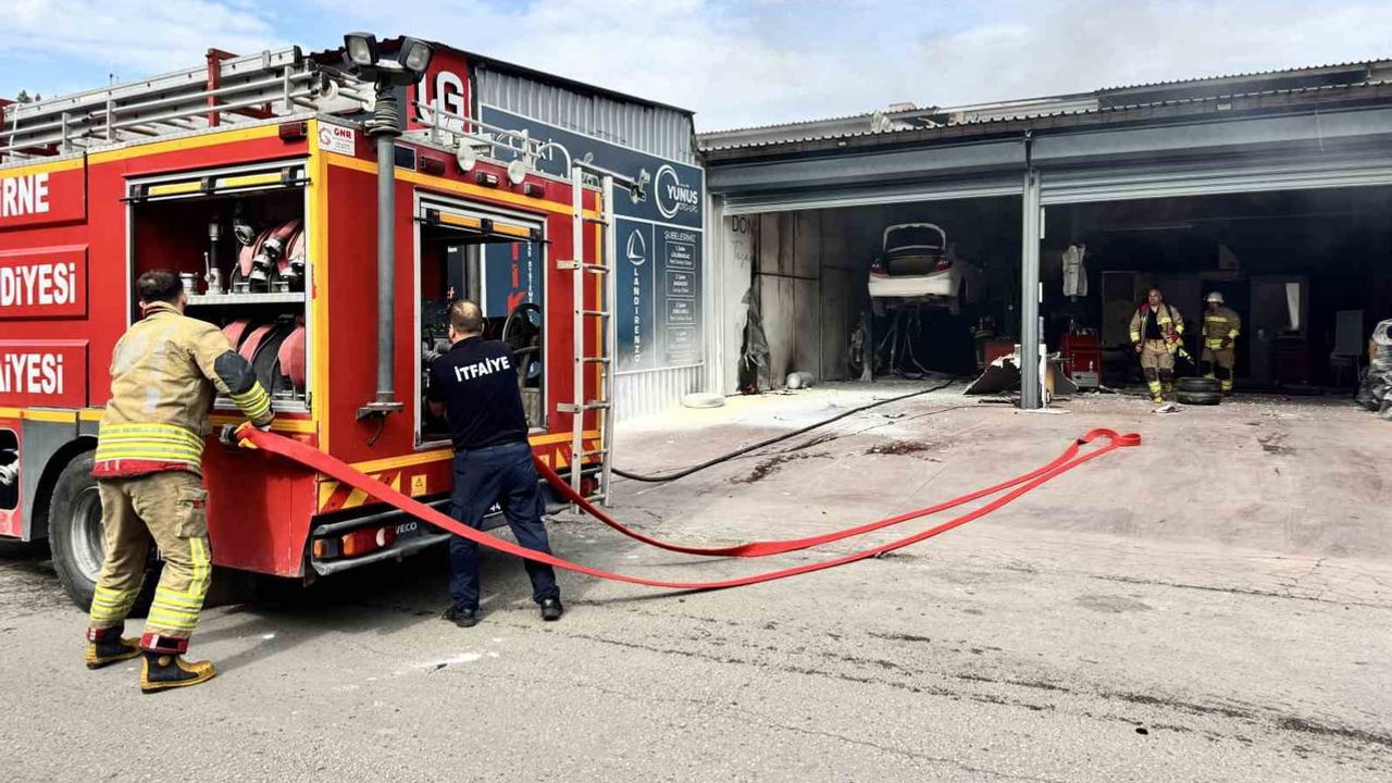 Tamirhanede patlama: Edirne'de iki kişi yaralandı