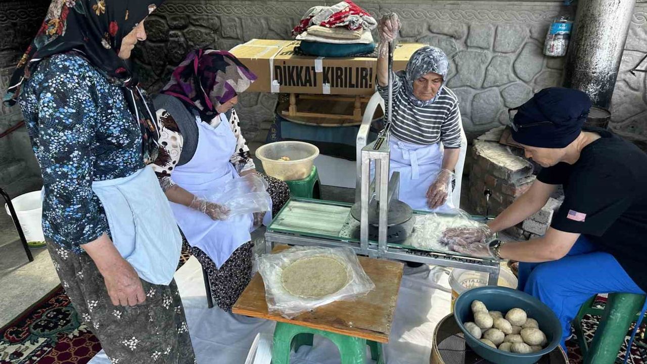 Tarihi değirmen Konya'da kadınların el emeğiyle üretim merkezine dönüştü