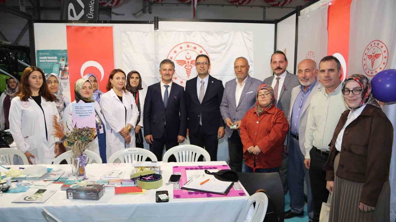 Tarım fuarında koruyucu sağlık hizmetleri ön plana çıktı