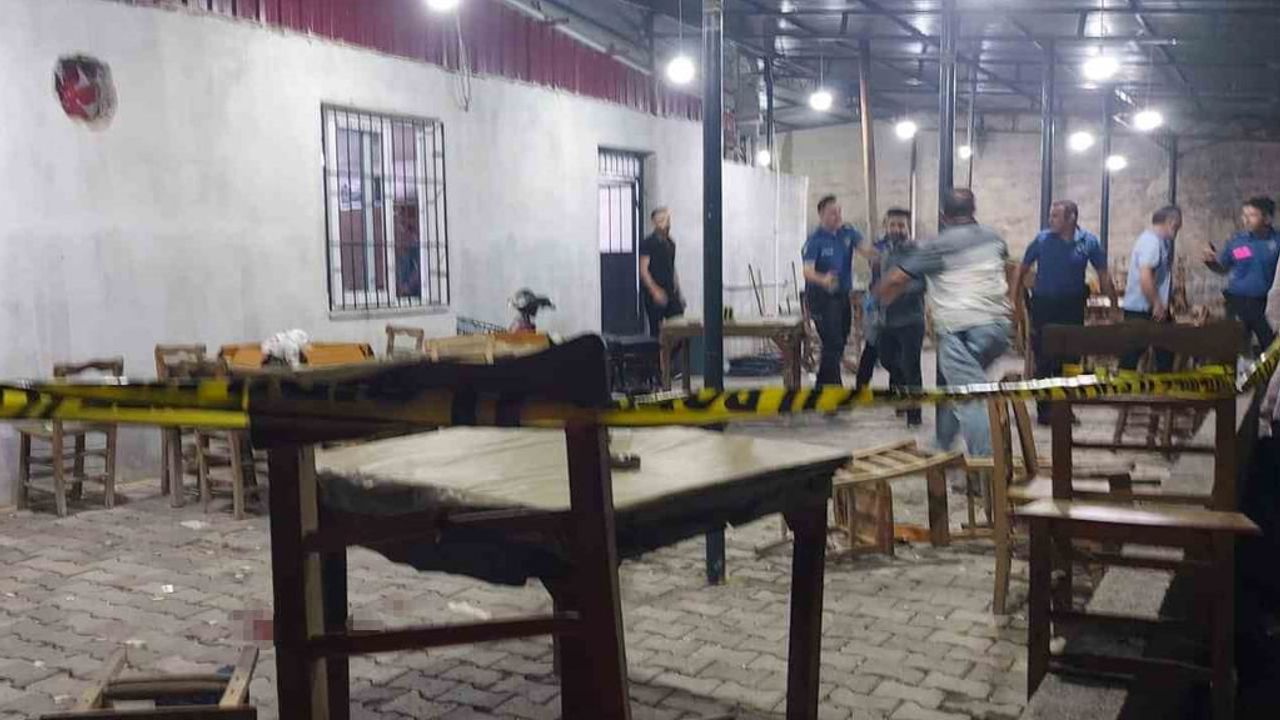 Tarsus'ta kahvehane saldırısı: bir kişi öldü, dört kişi yaralandı
