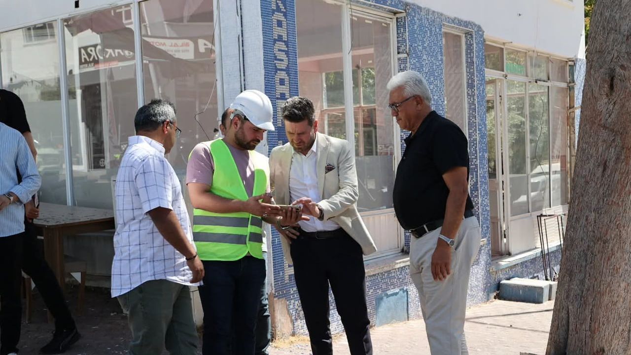 Tavas'ta hizmet rotası sahada çizildi