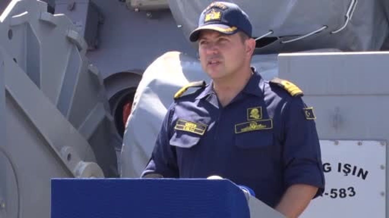 TCG Işın göreve çıktı: hedef batığın deniz dibindeki yerinin tespiti ve teşhisi