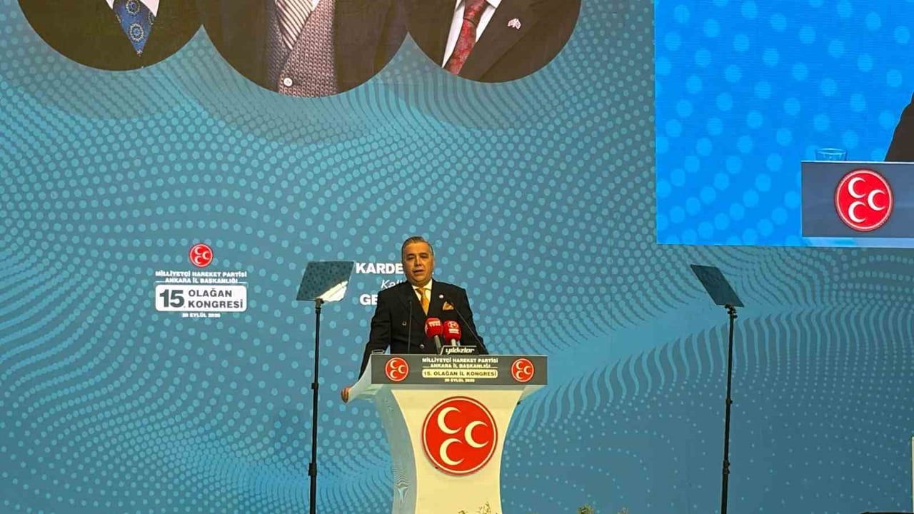 Tek adayla güven tazeledi: Alparslan Doğan yeniden MHP Ankara il başkanı
