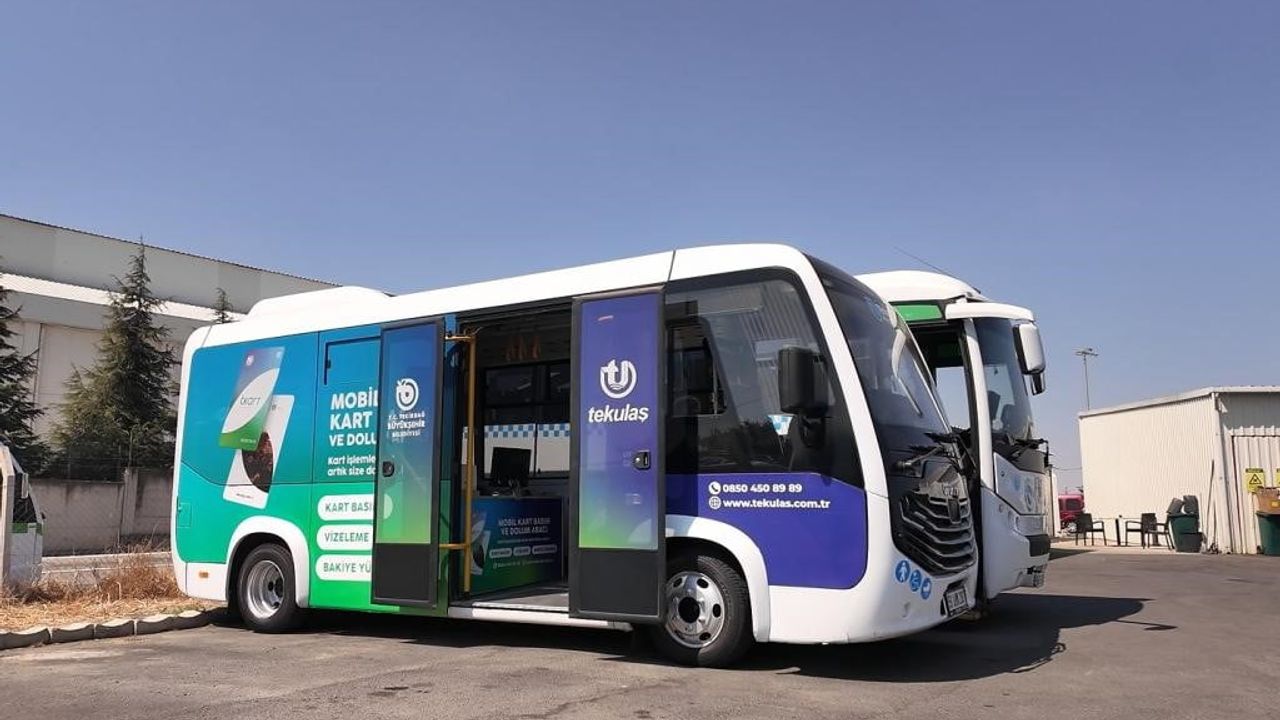Tekirdağ kart işlemleri mobil araçla mahallelere taşınıyor