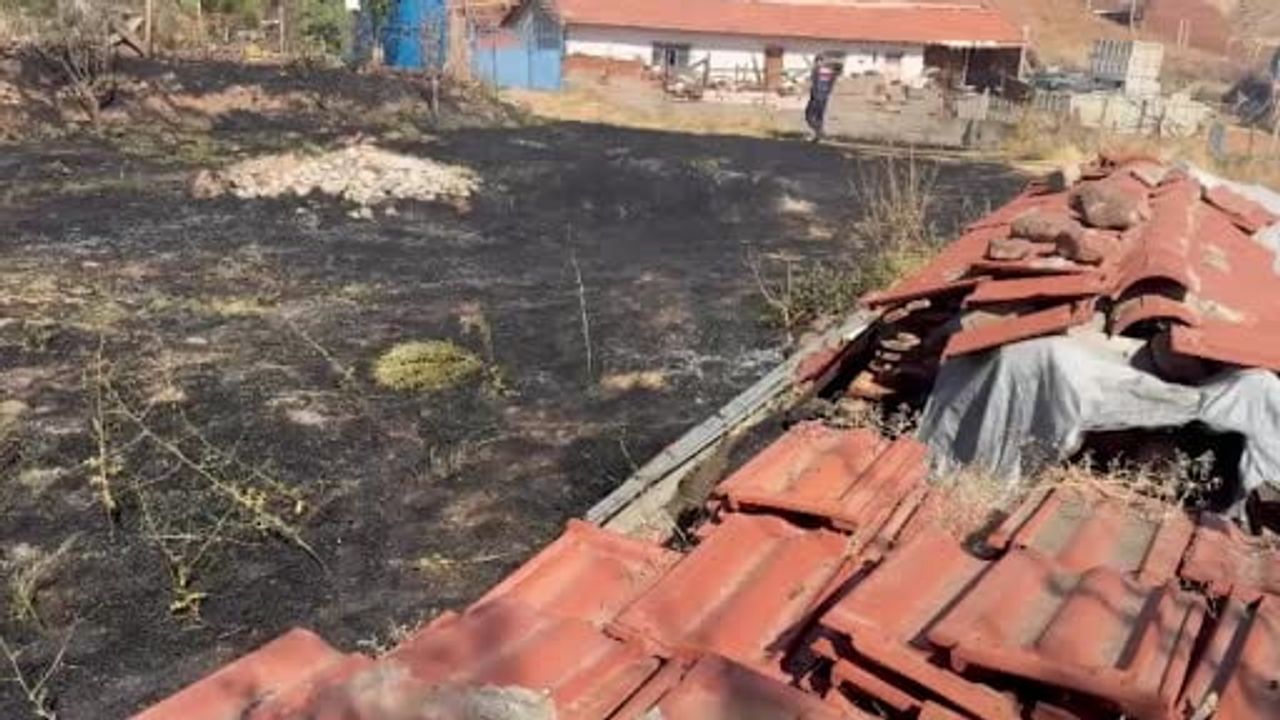 Terzili köyünde bahçe yangını: 81 yaşındaki adam alevlerin arasında yaşamını yitirdi