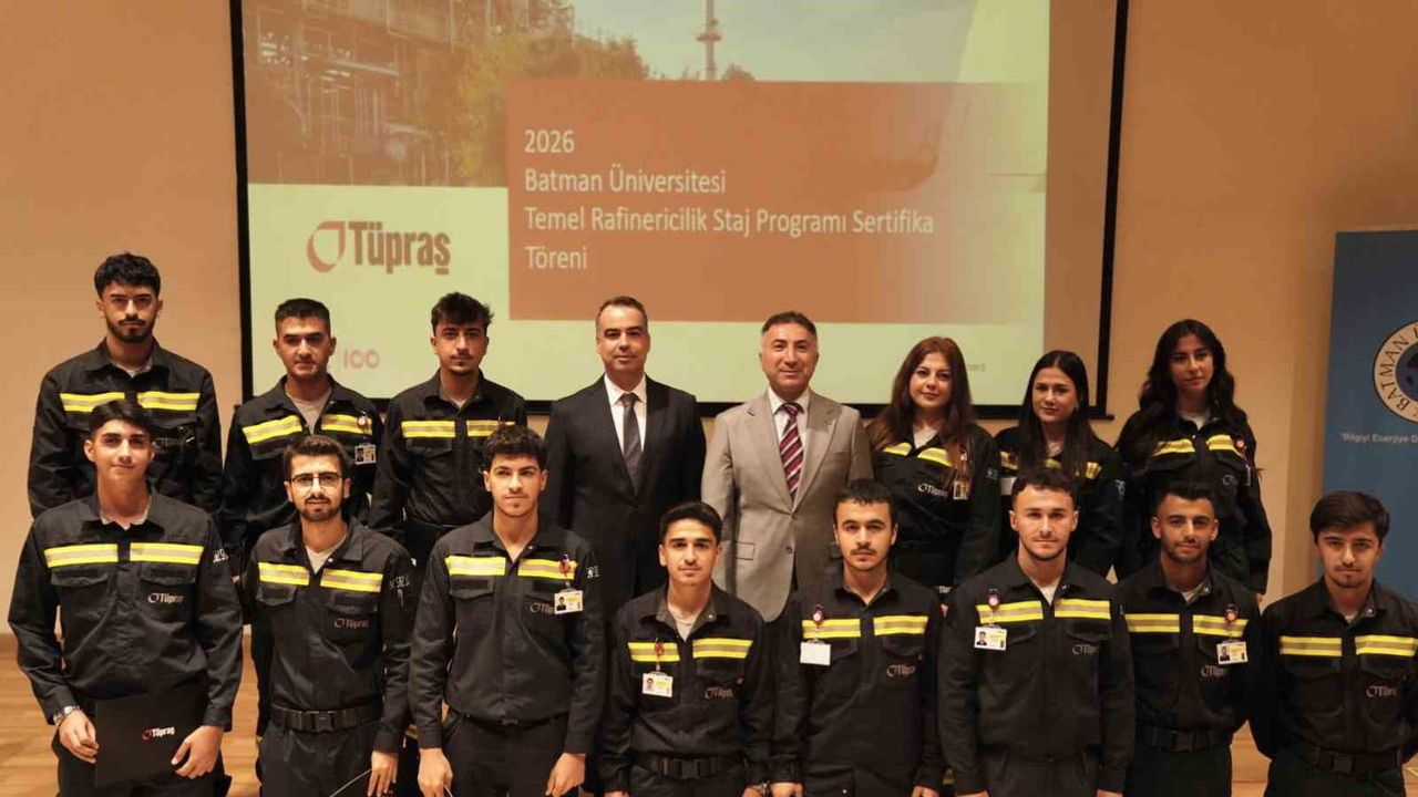 Tüpraş meslek yüksekokulu öğrencilerini temel rafinericilik stajıyla güçlendiriyor