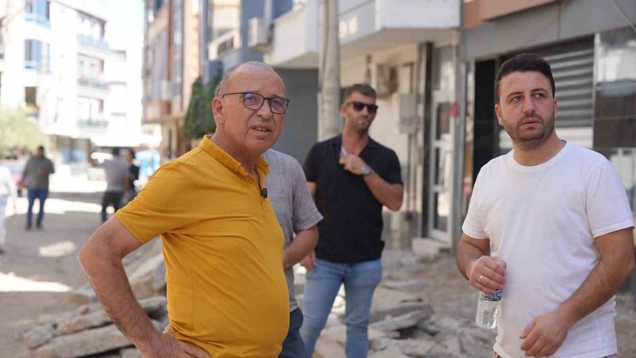 Turgutlu'da üstyapı çalışmaları hızlandı: başkan Akın sahada