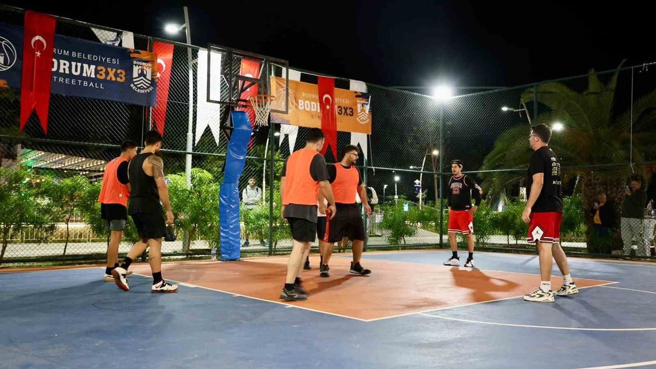 Turgutreis'te meydanlarda 3x3 heyecanı başladı