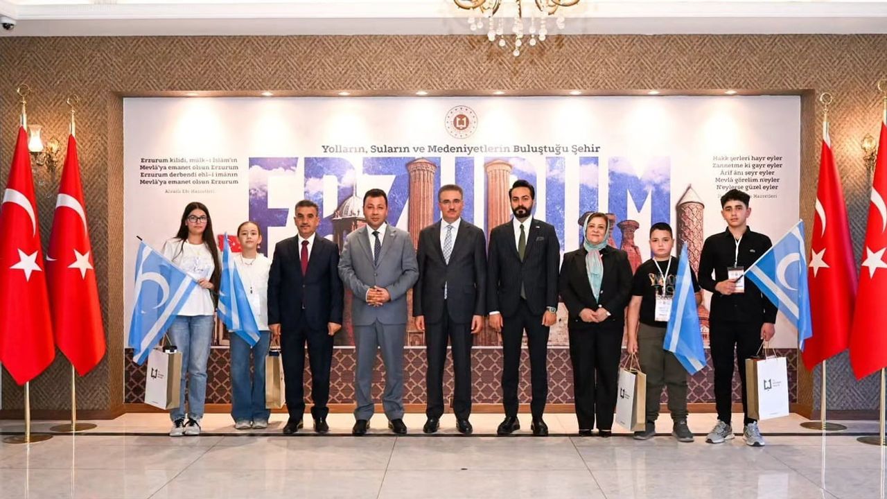 Türkmeneli heyeti Erzurum valiliğinde gençlik projelerini değerlendirdi