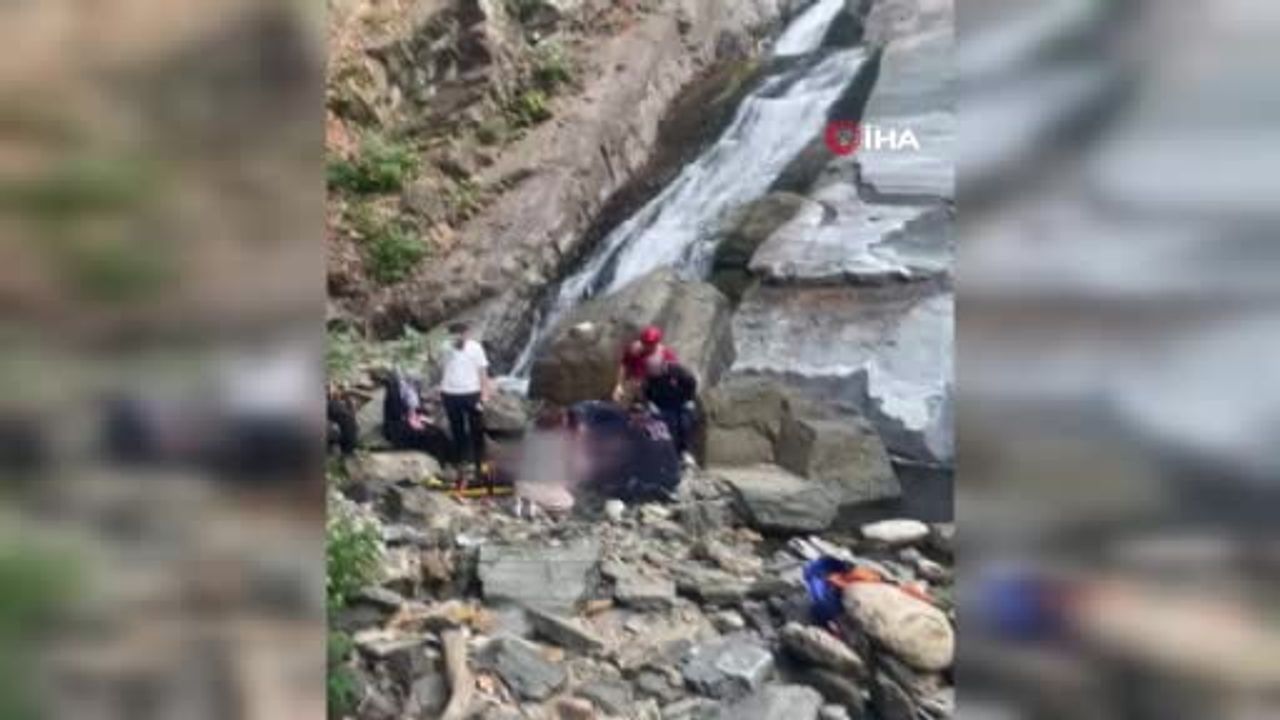 Uludağ’da şelale kenarında kayan kadın 70 metrelik uçurumda yaşamını yitirdi