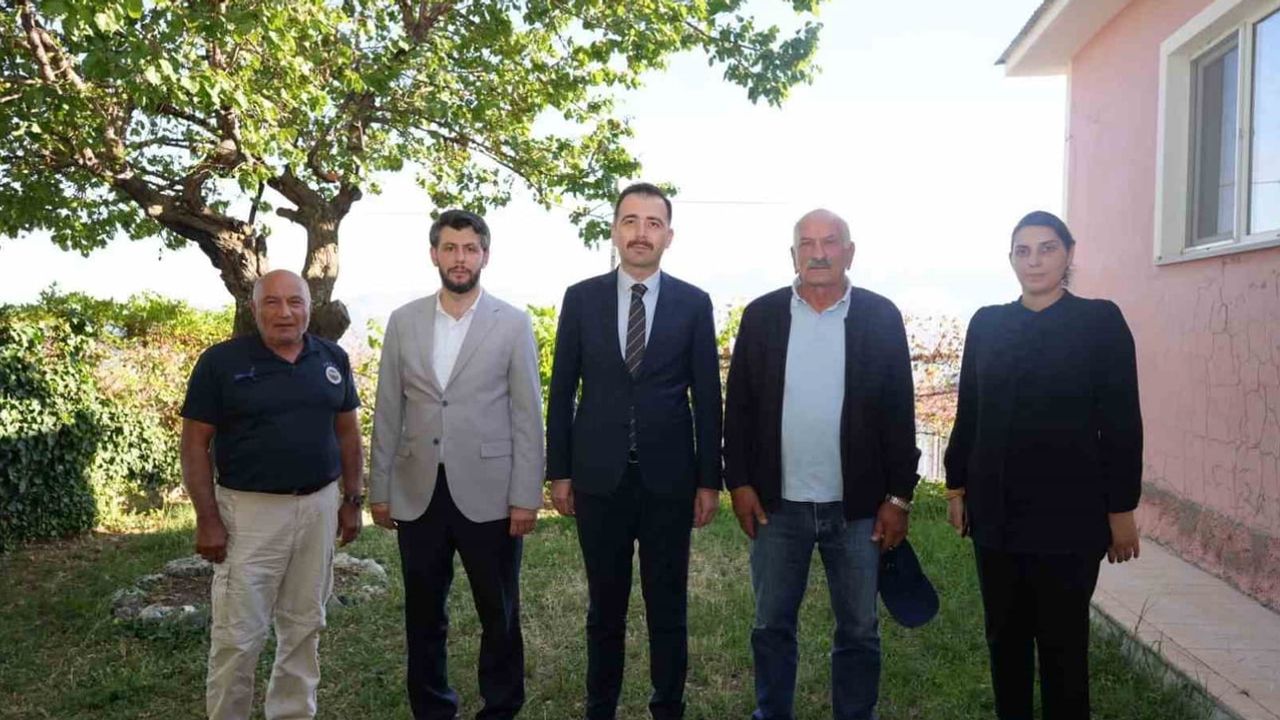 Üzümlü’de Kıbrıs gazisine vefa ziyareti