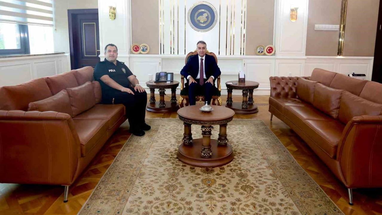 Vali Çağatay, emniyetin yeni dönemine destek mesajı verdi