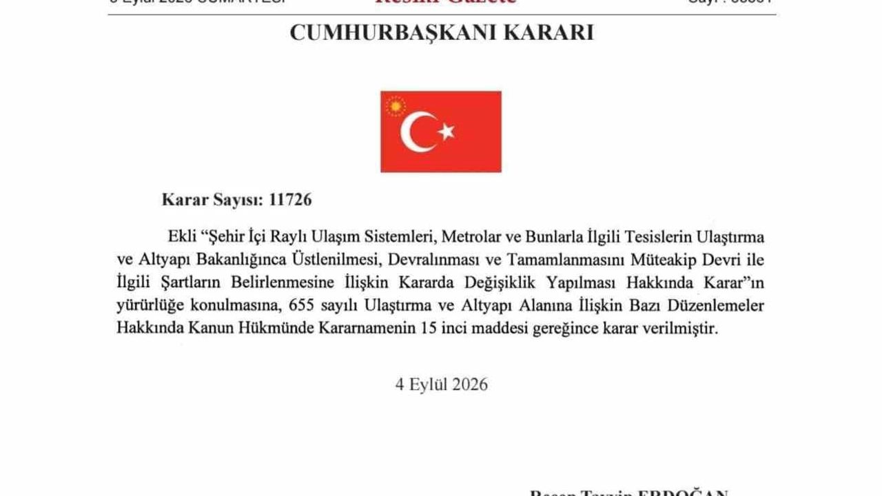 Van’da şehir içi raylı sistem bakanlık sorumluluğuna geçti