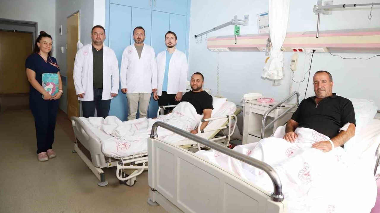 Van'dan Kahta'ya sağlık yolculuğu: iki hasta varis ameliyatıyla şifa buldu