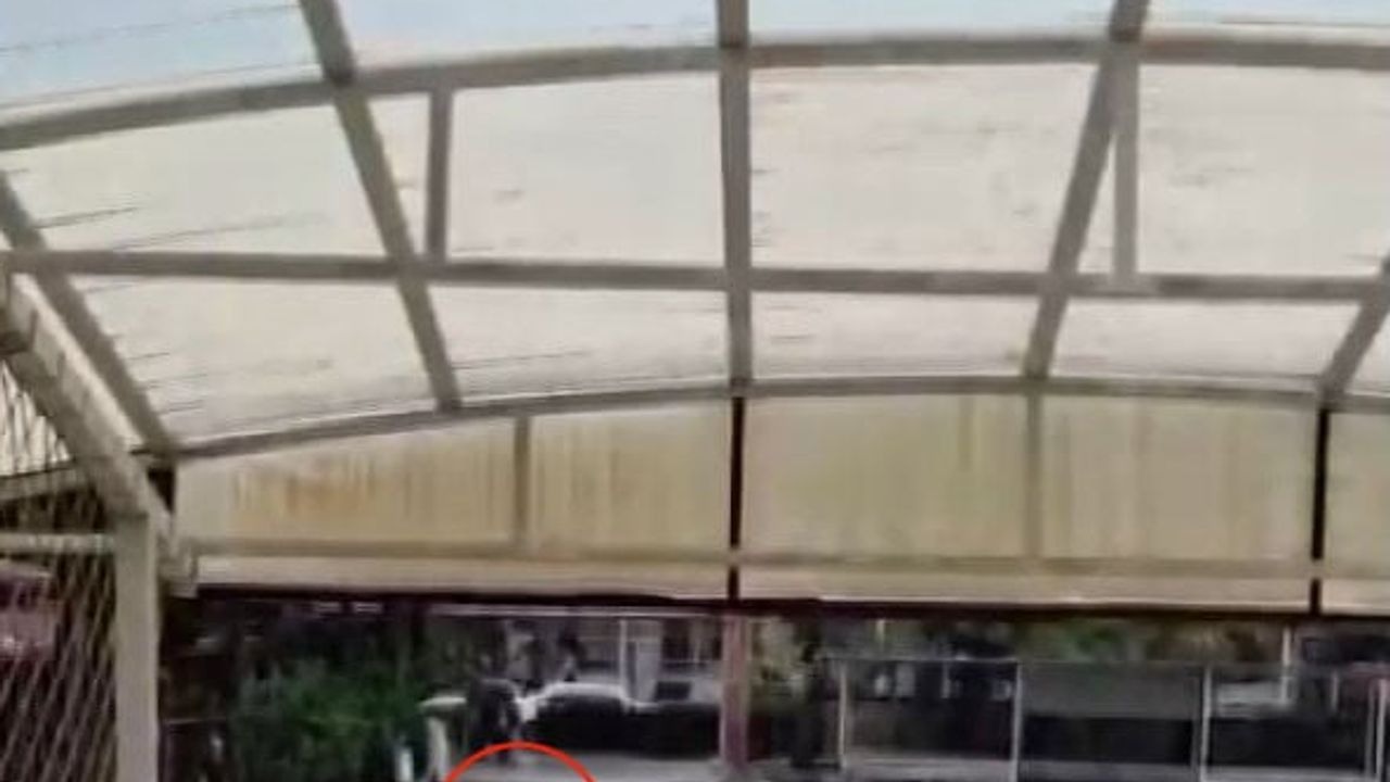 Yağmur altında İstiklal Marşı'na eşlik eden ilkokul öğrencisinin görüntüleri duygulandırdı