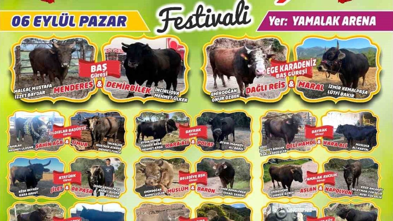 Yamalakspor'a destek için mahallenin boğaları sahaya çıkıyor
