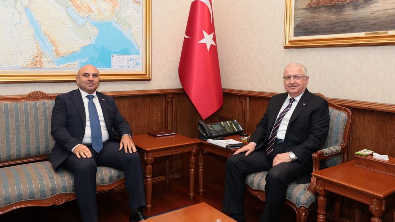 Yaşar Güler ile Reşad Aslanov ankara'da bir araya geldi