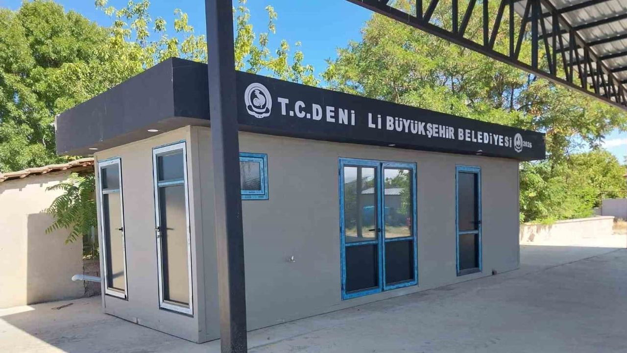 Yassıhöyük’e gelin odalı yaşam konteyneriyle düğün salonu yenilendi