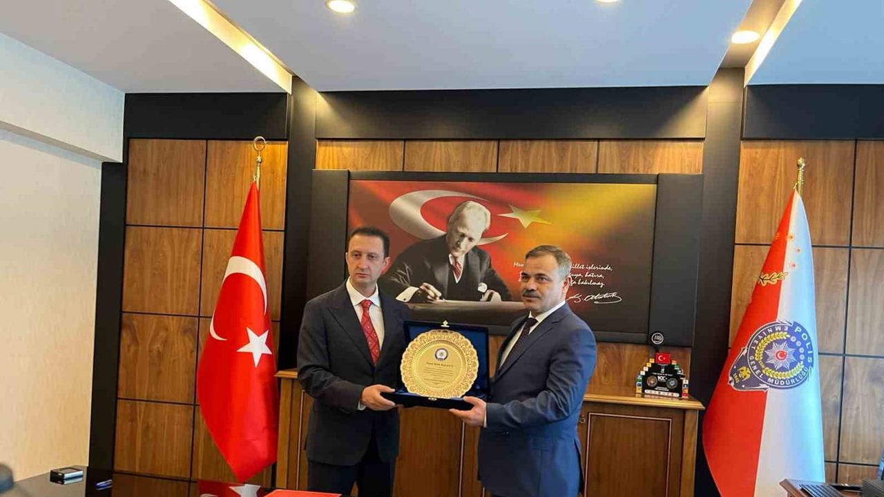Yeni il emniyet müdürü göreve başladı: Bingöl'de devir teslim töreni