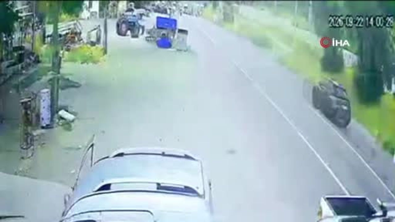 Yeni motosikletiyle manevra yaparken kamyonun önünde sürüklenen çalışan yaşamını yitirdi