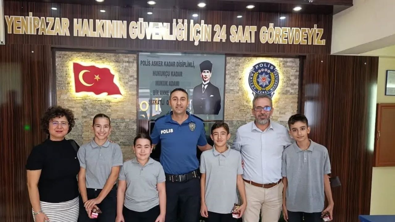 Yenipazar'da öğrenciler emniyet teşkilatını yakından tanıdı