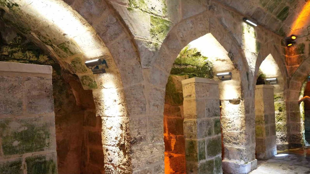 Yeraltında serin bir miras: Pişirici Kasteli ve Mescidi ilgi odağı oldu