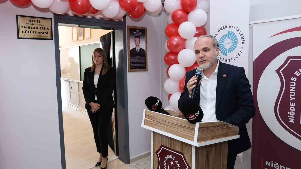 Yiğitcan Çiğa'nın adı kütüphanede nesillere aktarılacak