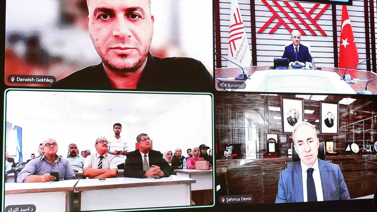YÖK başkanı Özvar: Gazze İslam Üniversitesi'nde akademik yaşam yeniden örülmeli