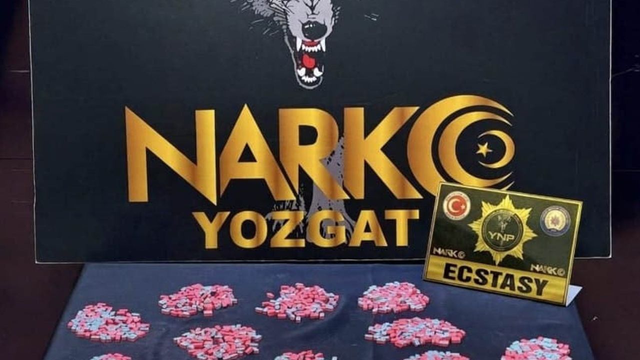 Yozgat'ta projeli takipte 985 sentetik hap ele geçirildi