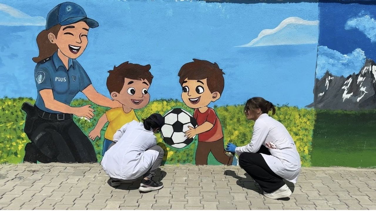 Yüksekova duvarlarında doğa ve kültür hayat buldu
