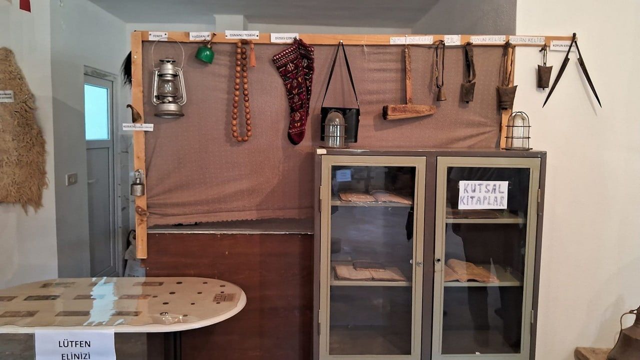 Yükselen köyünde geleneksel yaşamı belgelerle anlatan müze açıldı