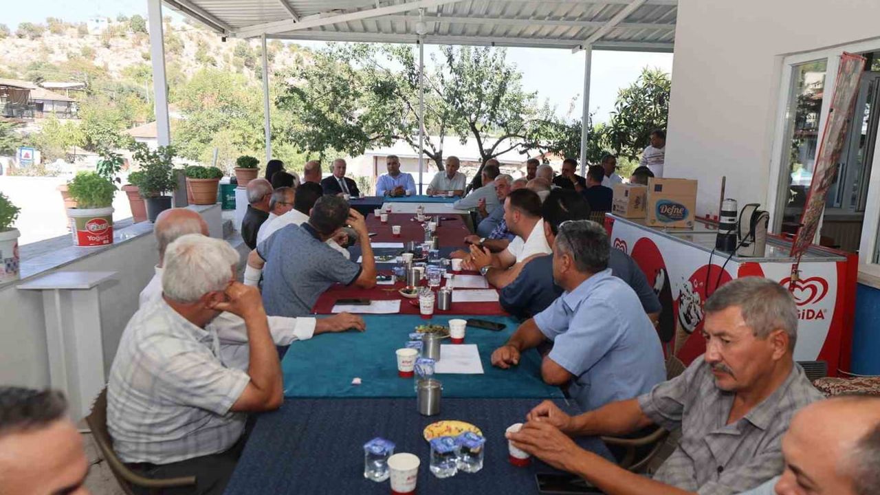 Yuntdağı muhtarlarıyla yerinde çözüm arayışı