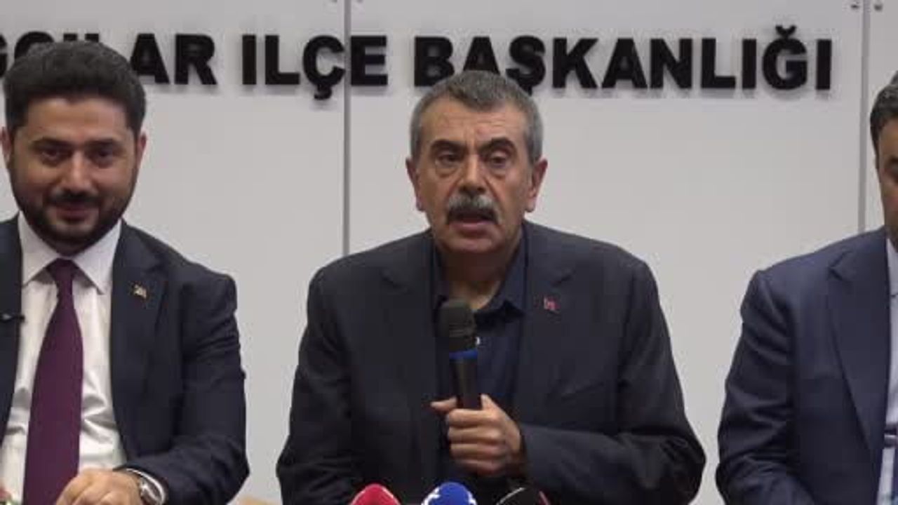 Yusuf Tekin'in Bağcılar mesajı: terörsüz Türkiye ve eğitimde yeni hedefler