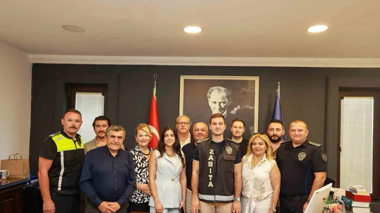 Zabıta haftasında görev vurgusu: Mandalinci'den teşekkür ziyareti