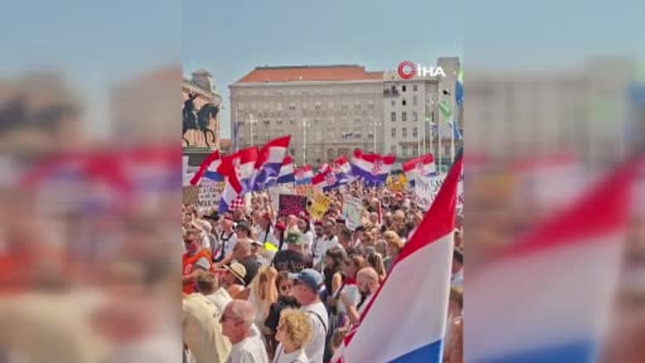 Zagreb'de binler Lika'daki tehlikeli atıkların temizlenmesini ve hesap sorulmasını talep etti