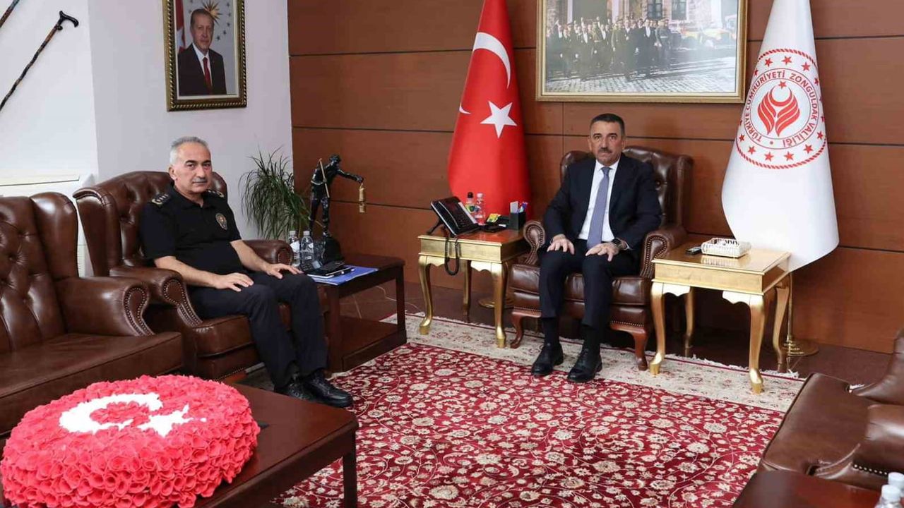 Zonguldak emniyetinde yeni dönem: müdür Kaba'dan vali Hacıbektaşoğlu'na ziyaret