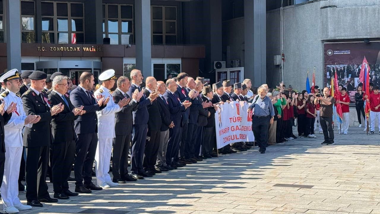 Zonguldak'ta gaziler için saygı ve anma buluşması