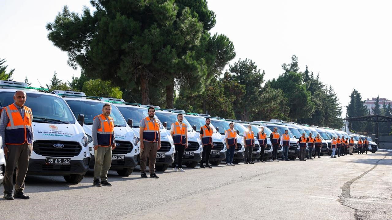 Acılarda aralıksız destek: Samsun Büyükşehir Belediyesi'nden ücretsiz cenaze hizmeti